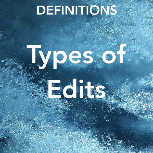 Type of Edits